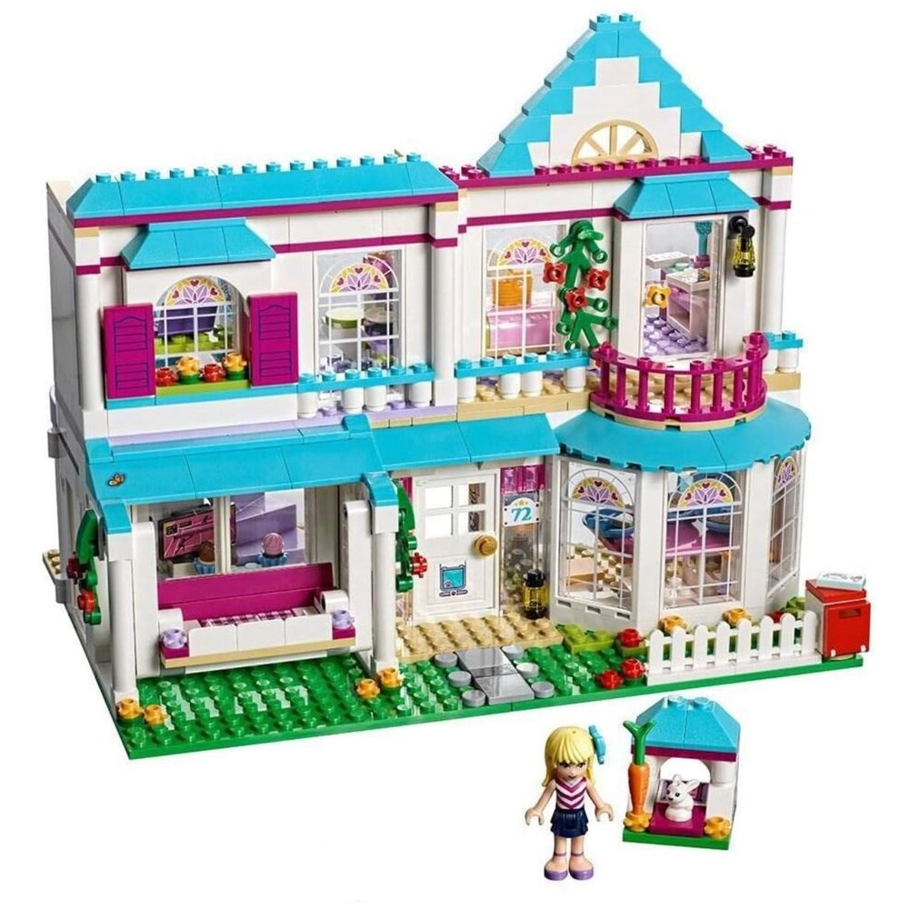 LEGO Friends Stephanie's House 41314 Set 622 Pieces Ages 6-12 Missing 2 Minifigs